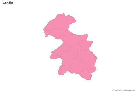Sample Maps for Goriška (pink,outline)