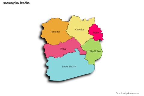 Contoh Peta untuk Notranjsko-kraška (berwarna,bayangan)