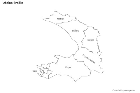 Sample Maps for Obalno-kraška (black-white)