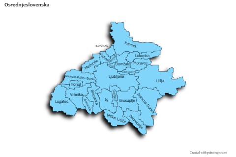 Contoh Peta untuk Osrednjeslovenska (biru,bayangan)