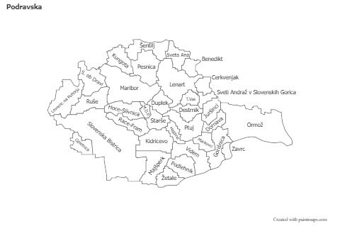 Sample Maps for Podravska (black-white)