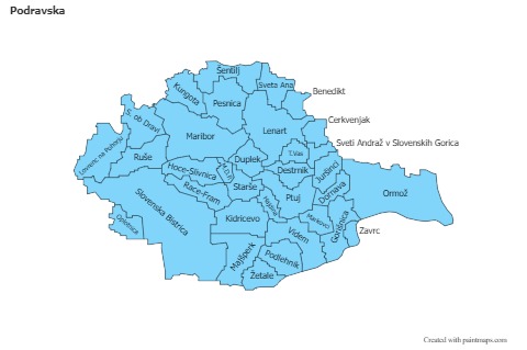 Sample Maps for Podravska (blue)