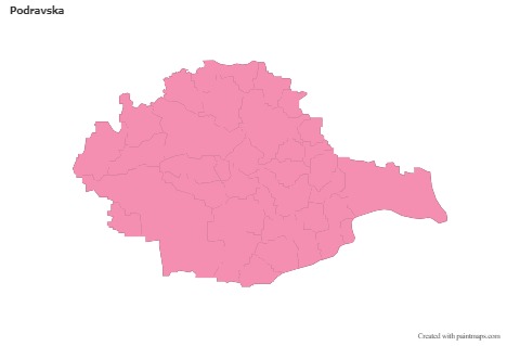Sample Maps for Podravska (pink,outline)