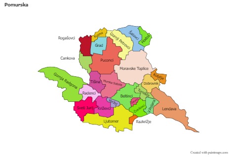 Sample Maps for Pomurska (colored)