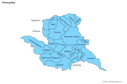 Sample Maps for Pomurska (blue)