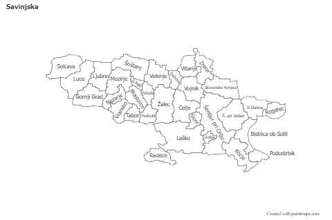 Sample Maps for Savinjska (black-white)