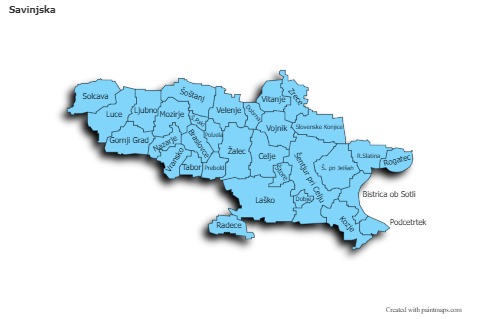 Sample Maps for Savinjska (blue,shadowy)