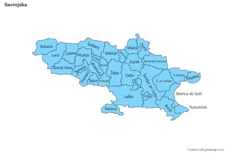 Sample Maps for Savinjska (blue)