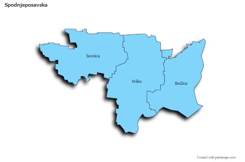 Contoh Peta untuk Spodnjeposavska (biru,bayangan)