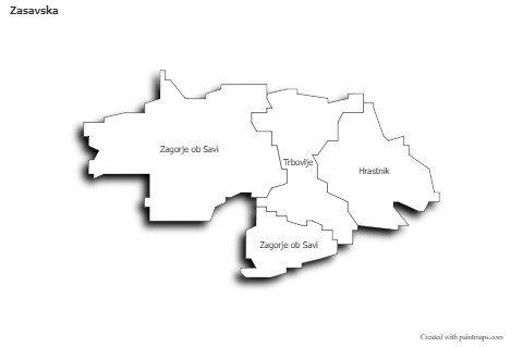 Sample Maps for Zasavska (black-white,shadowy)