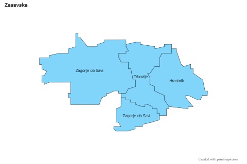 Sample Maps for Zasavska (blue)