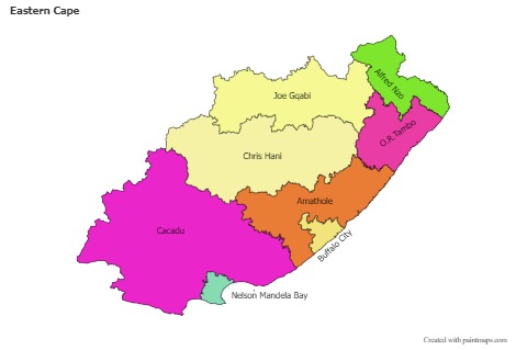Sample Maps for Eastern Cape (colored)
