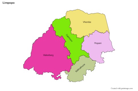 Sample Maps for Limpopo (colored)
