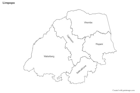 Sample Maps for Limpopo (black-white)