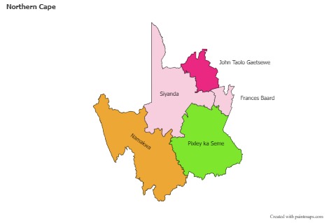 Sample Maps for Northern Cape (colored)
