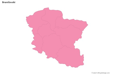 Sample Maps for Braničevski (pink,outline)