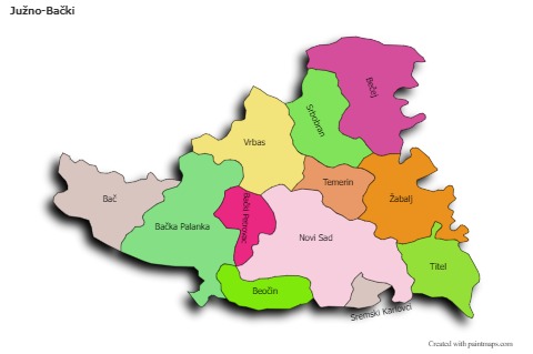 Sample Maps for Južno-Bački (colored,shadowy)