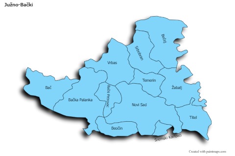 Sample Maps for Južno-Bački (blue,shadowy)