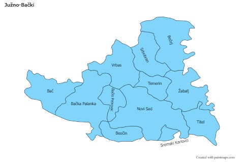Sample Maps for Južno-Bački (blue)