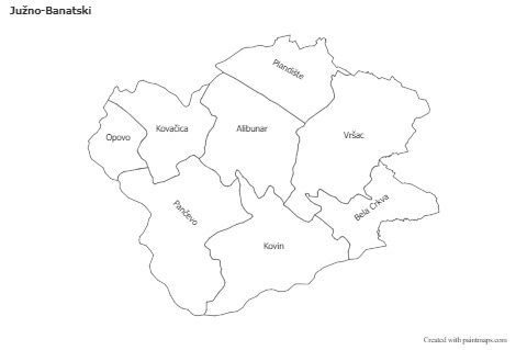Sample Maps for Južno-Banatski (black-white)