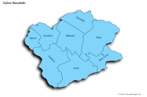 Sample Maps for Južno-Banatski (blue,shadowy)