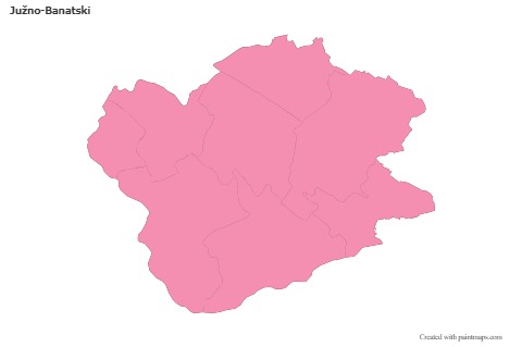 Sample Maps for Južno-Banatski (pink,outline)