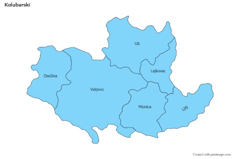 Sample Maps for Kolubarski (blue)