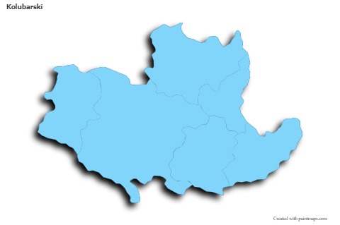 Sample Maps for Kolubarski (blue,outline,shadowy)
