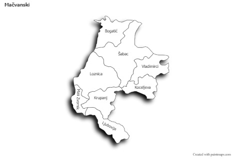 Sample Maps for Mačvanski (black-white,shadowy)