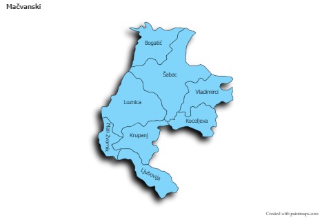 Sample Maps for Mačvanski (blue,shadowy)