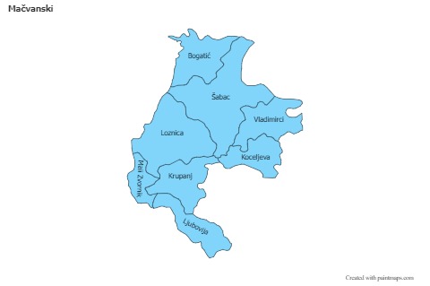 Sample Maps for Mačvanski (blue)