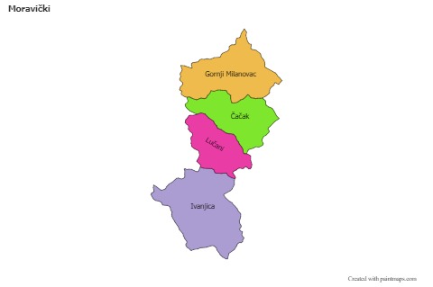 Sample Maps for Moravički (colored)
