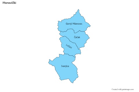Sample Maps for Moravički (blue)