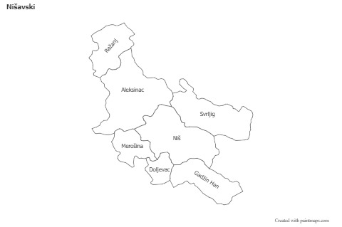 Sample Maps for Nišavski (black-white)