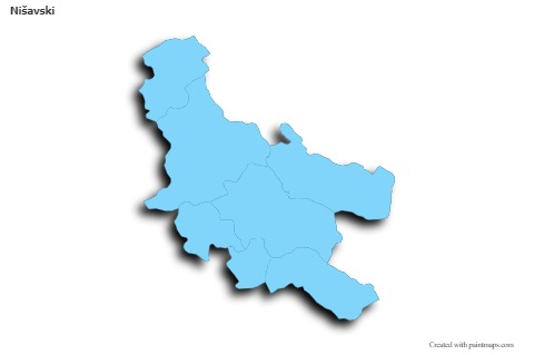 Sample Maps for Nišavski (blue,outline,shadowy)