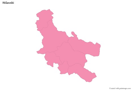 Sample Maps for Nišavski (pink,outline)