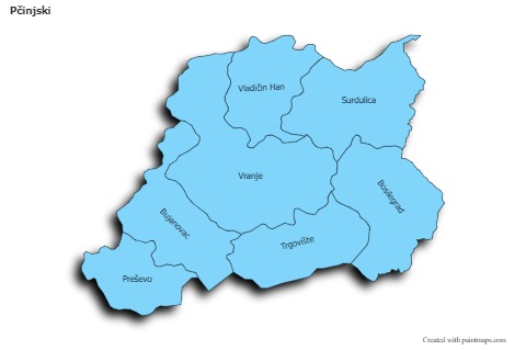 Sample Maps for Pčinjski (blue,shadowy)