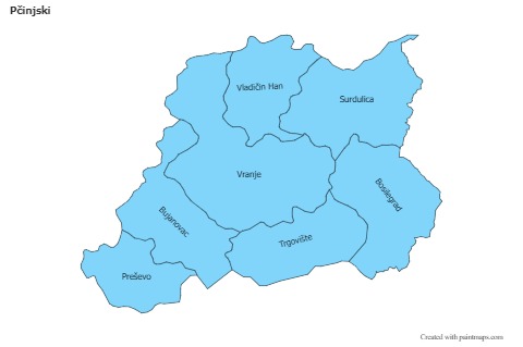 Sample Maps for Pčinjski (blue)