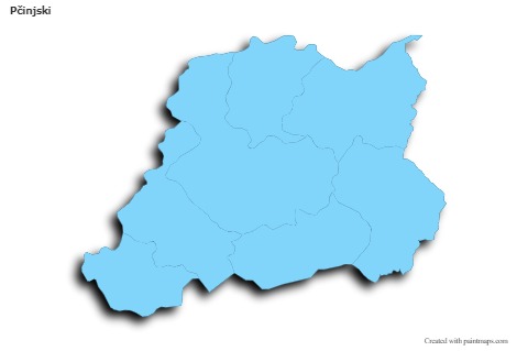 Sample Maps for Pčinjski (blue,outline,shadowy)