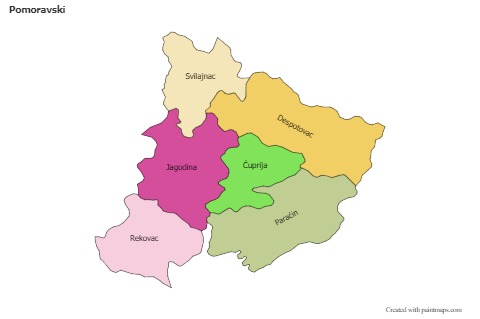 Sample Maps for Pomoravski (colored)