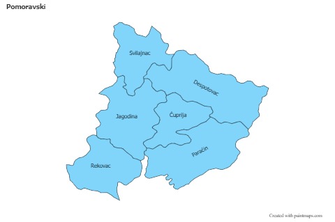 Sample Maps for Pomoravski (blue)