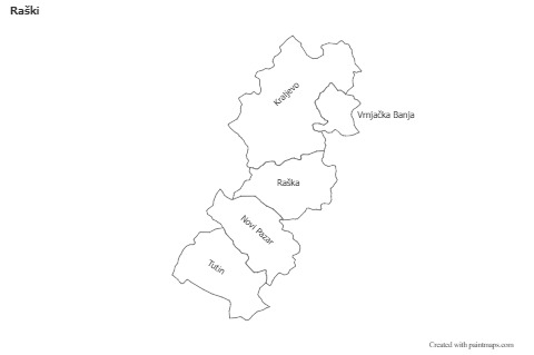 Sample Maps for Raški (black-white)