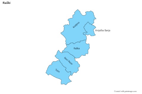 Sample Maps for Raški (blue)
