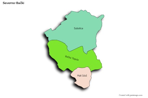 Sample Maps for Severno-Bački (colored,shadowy)