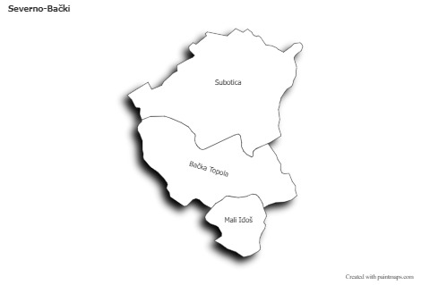 Sample Maps for Severno-Bački (black-white,shadowy)