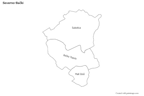Sample Maps for Severno-Bački (black-white)