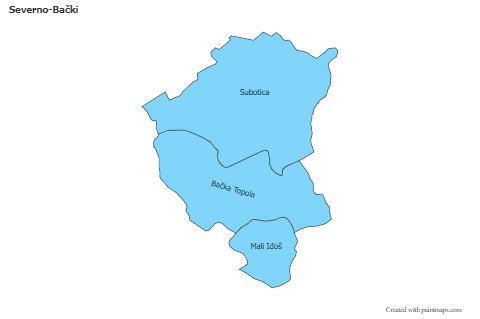 Sample Maps for Severno-Bački (blue)
