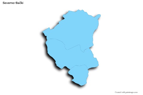 Sample Maps for Severno-Bački (blue,outline,shadowy)