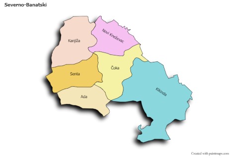 Sample Maps for Severno-Banatski (colored,shadowy)