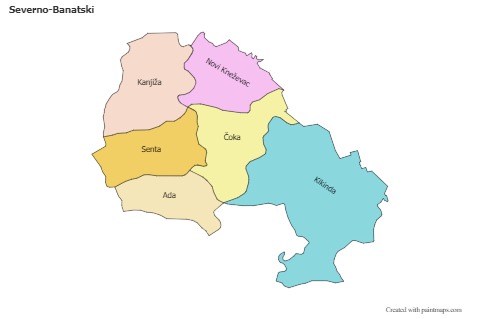 Sample Maps for Severno-Banatski (colored)